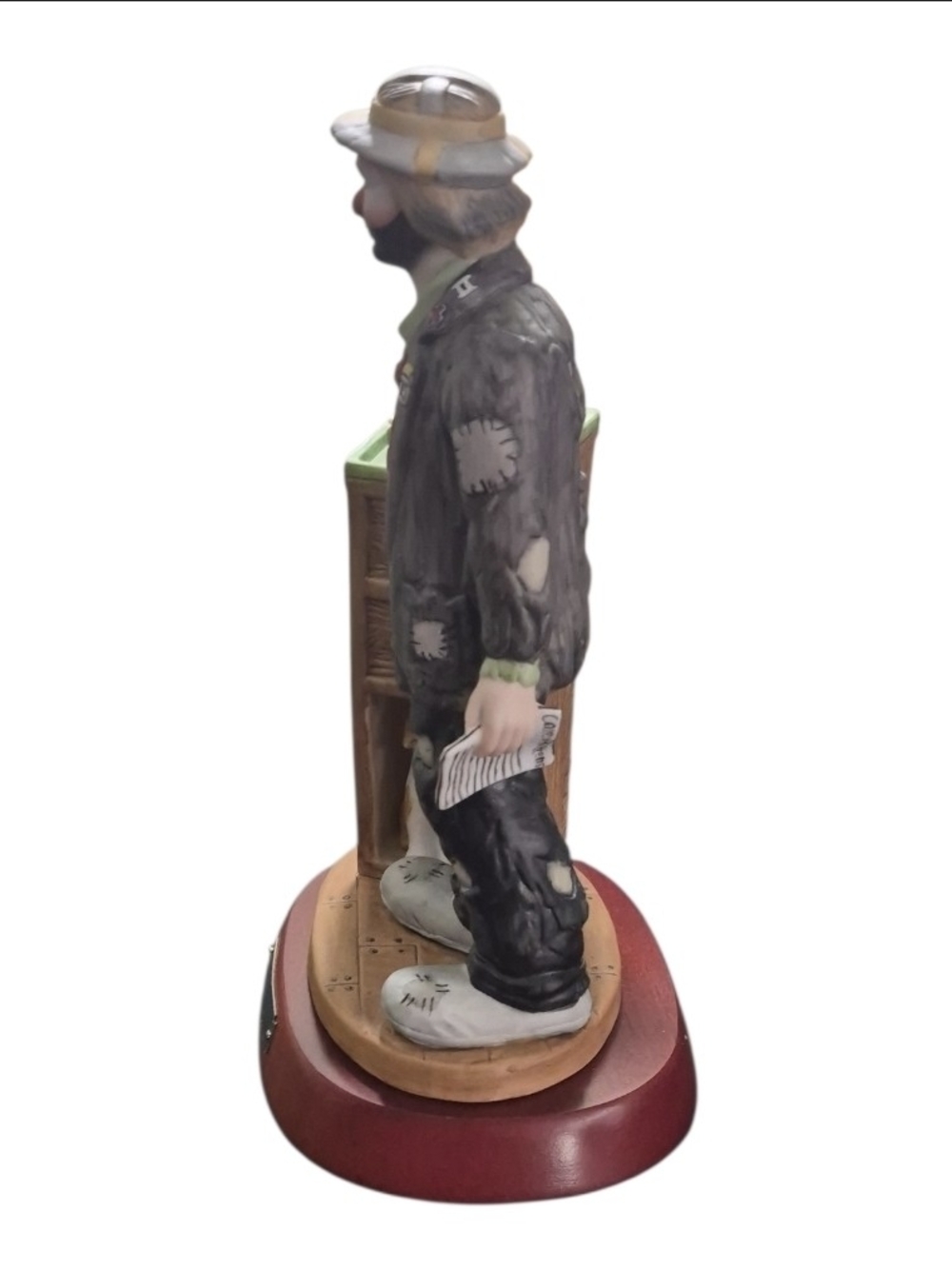 Flambro Teacher figurine with a distressed look